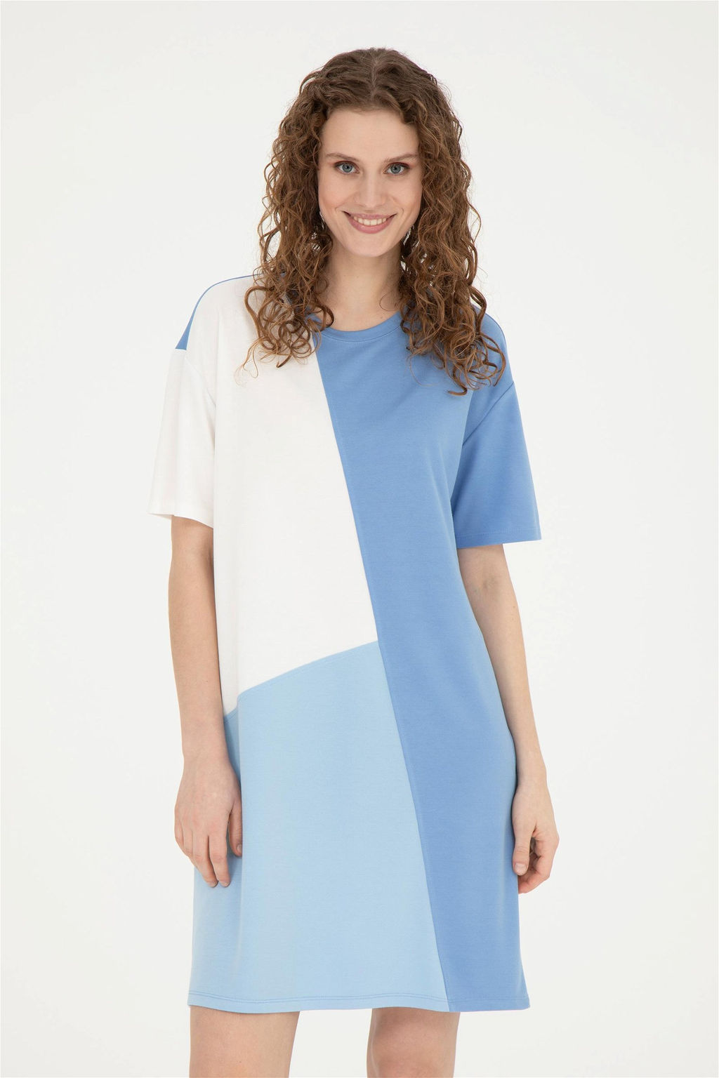 Женское темно-синее трикотажное платье - U.s. polo assn фото 3