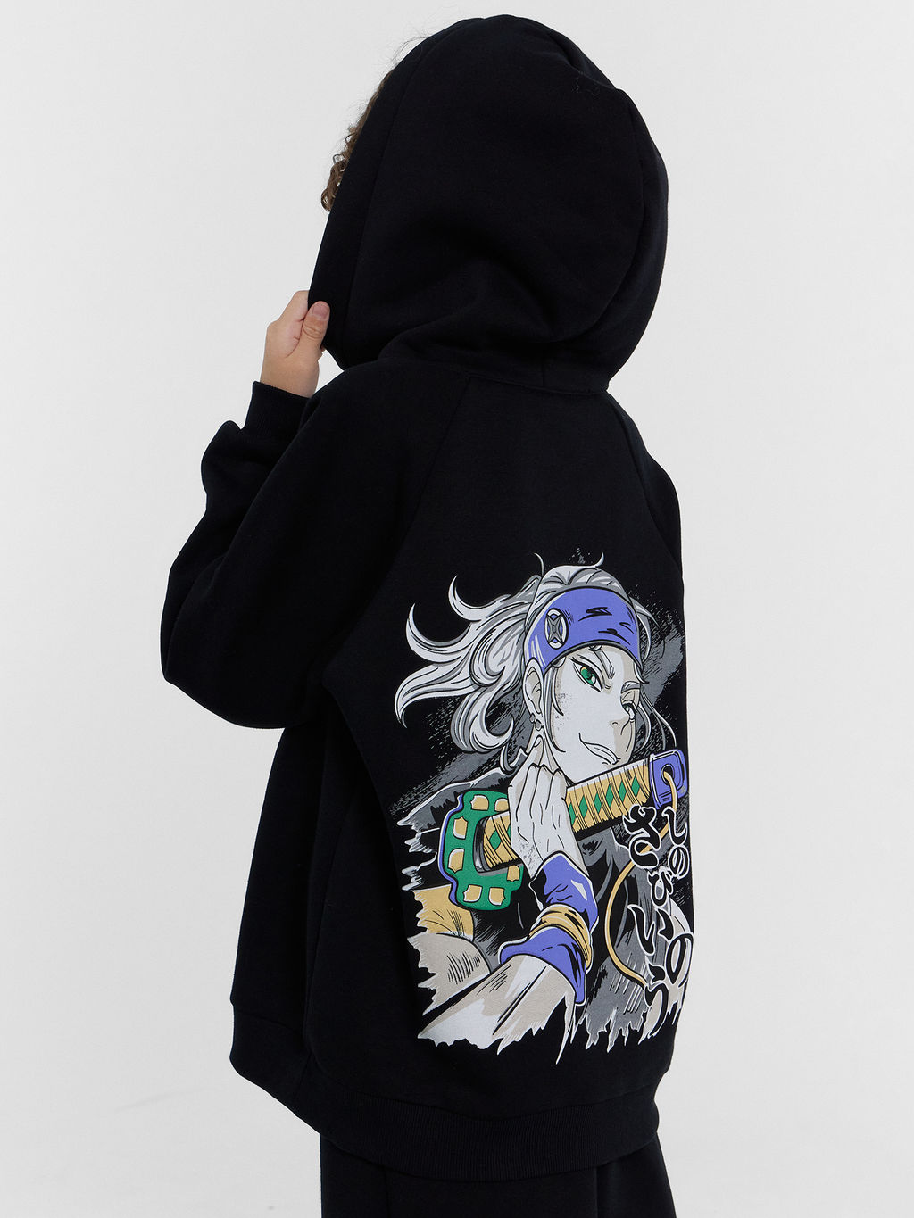 ЧЕРНОЕ ХУДИ ДЛЯ МАЛЬЧИКОВ С ПРИНТОМ - Mark formelle фото 3