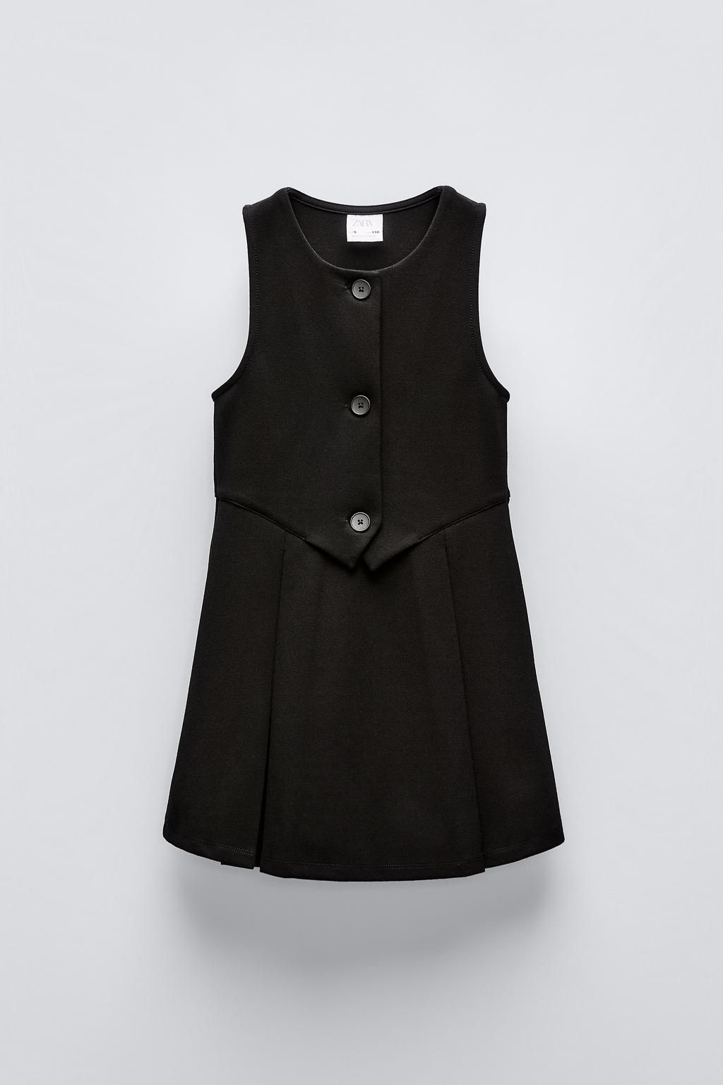 BUTTONED PINAFORE DRESS - Zara фото 4