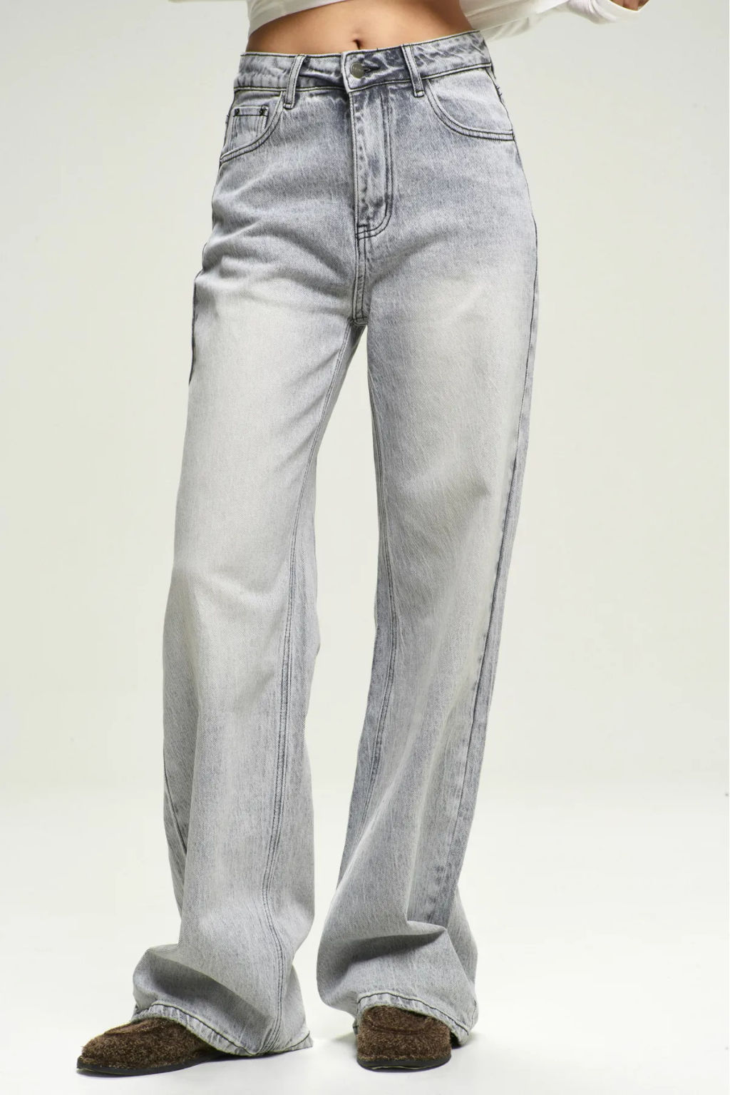 Джинсы Straight Classic Grey - Erist store фото 3