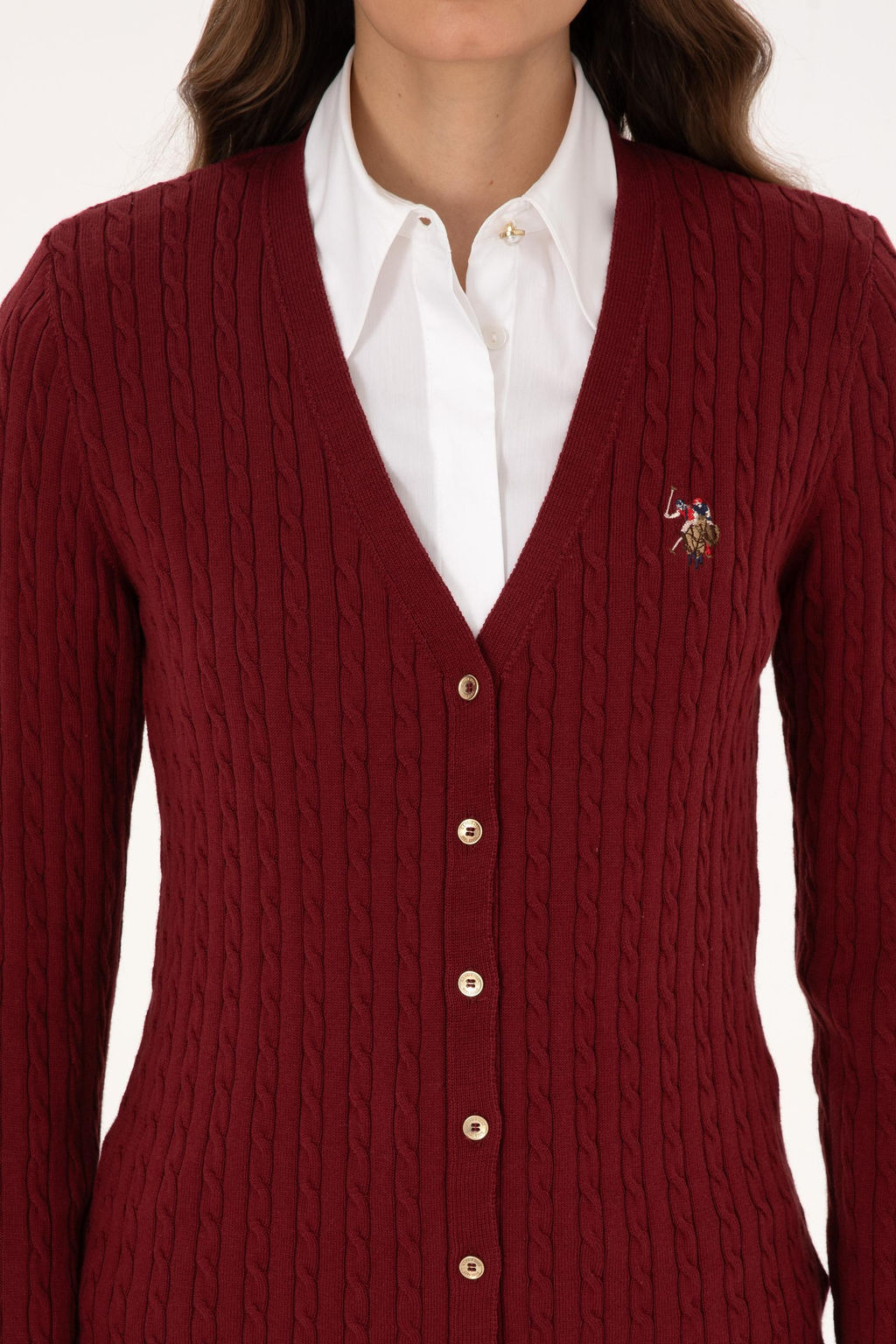 Kad_n Bordo Basic Triko H_rka - U.s. polo assn фото 6