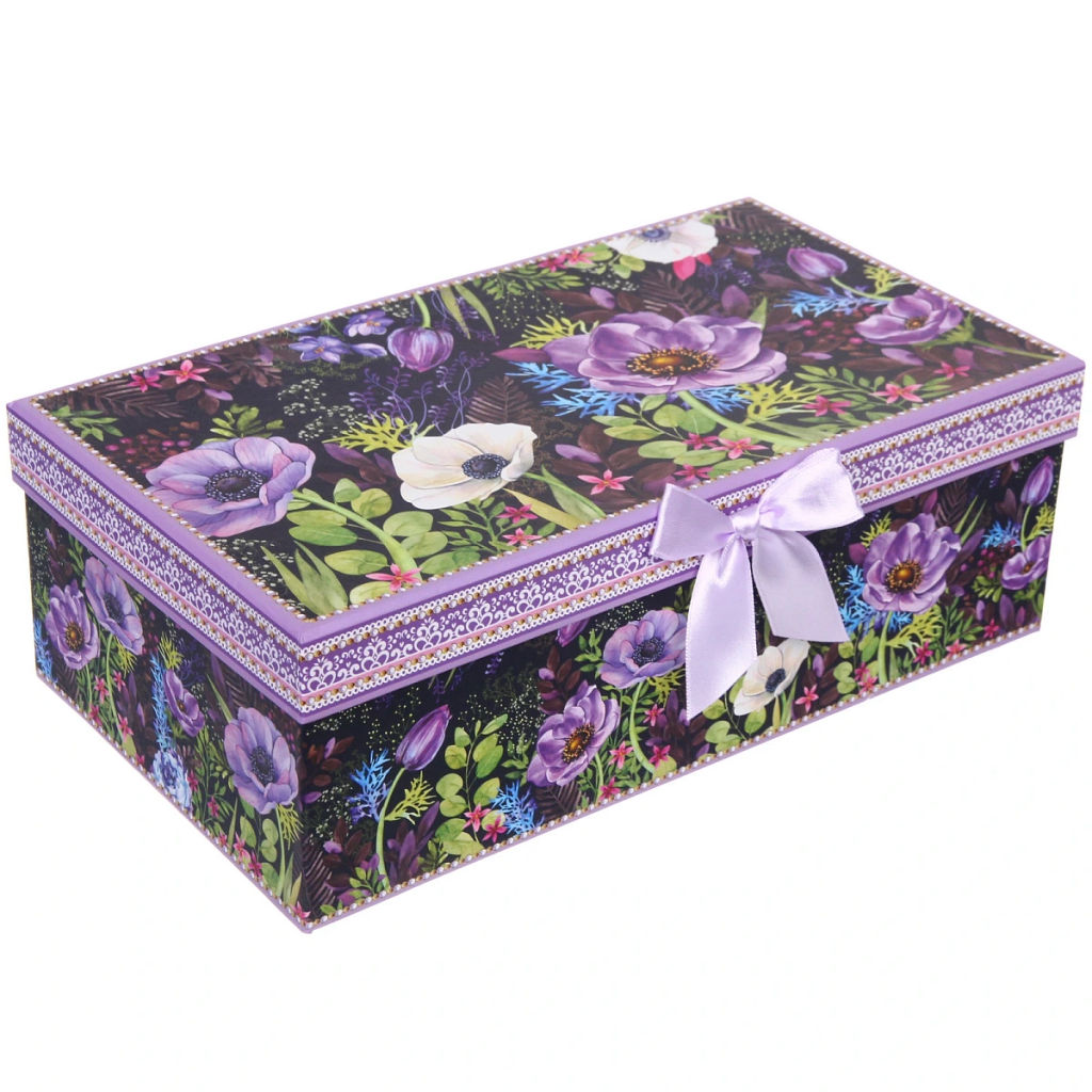 Чайный набор 4 предмета "Цветочный сад" (2 кружи 230мл+2 блюдца)