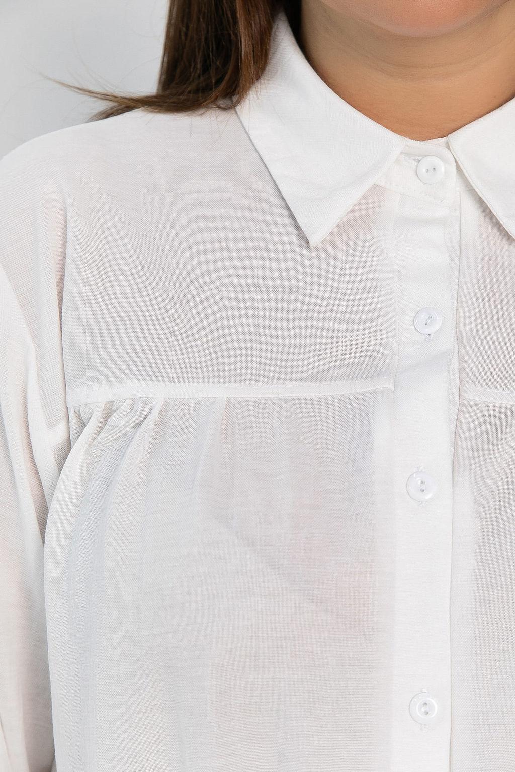 Рубашка Глейдис (белая) Б14240-18М - Lt collection фото 6