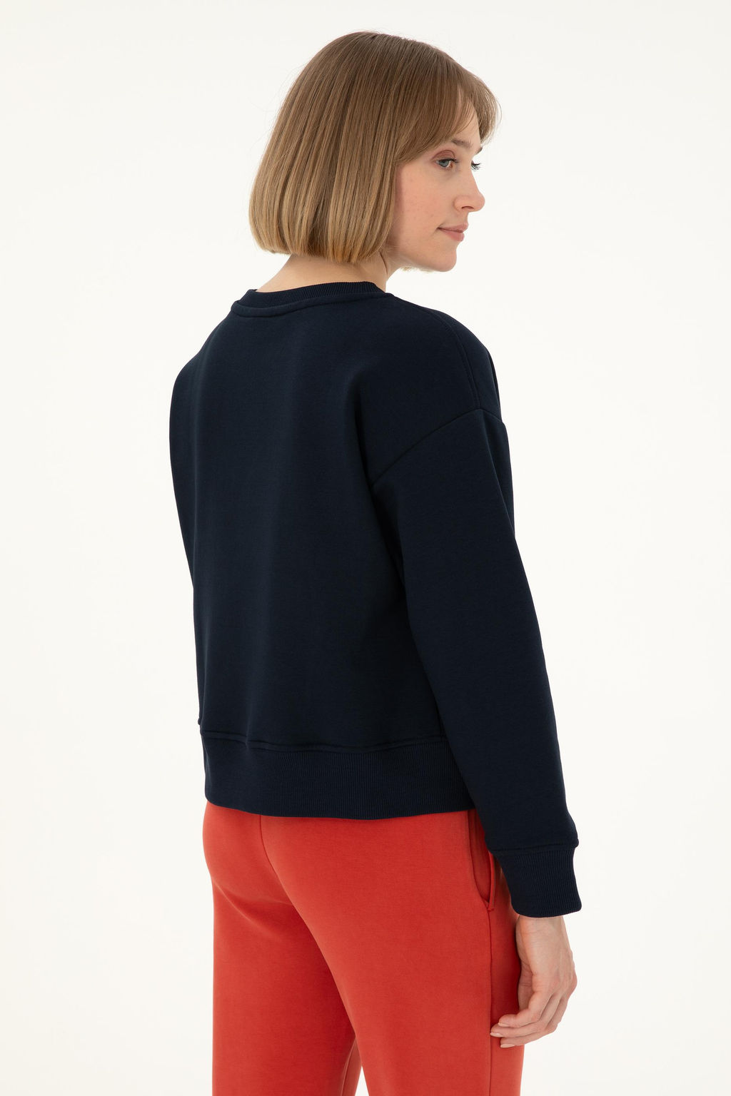 Женский темно-синий свитшот Неожиданная скидка в корзине - U.s. polo assn фото 5