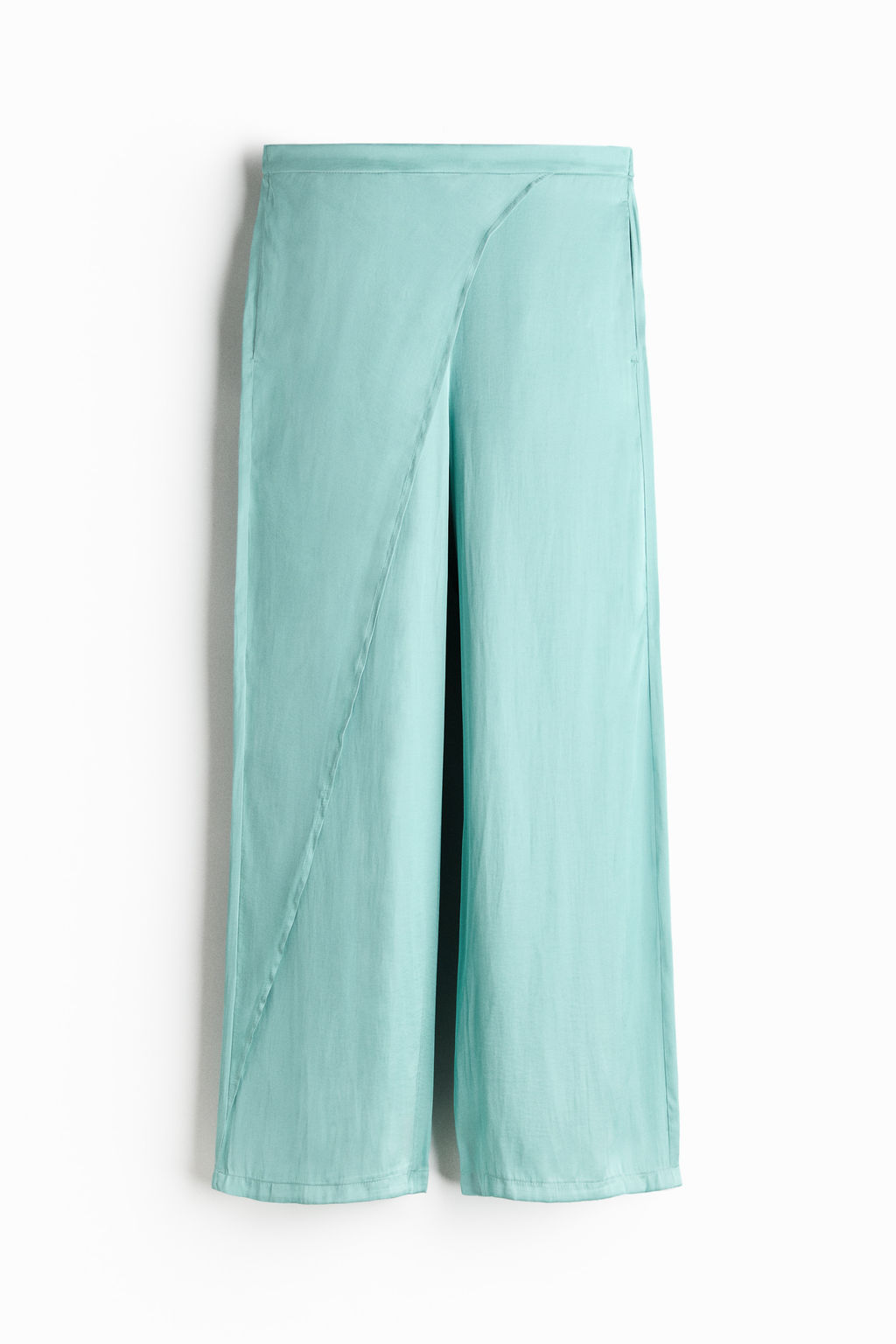 Pantal?n de sat?n con detalle cruzado - H&m фото 9