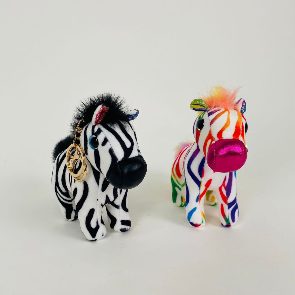 Мягкая игрушка Брелок Зебра 13 см - Storyland фото 4