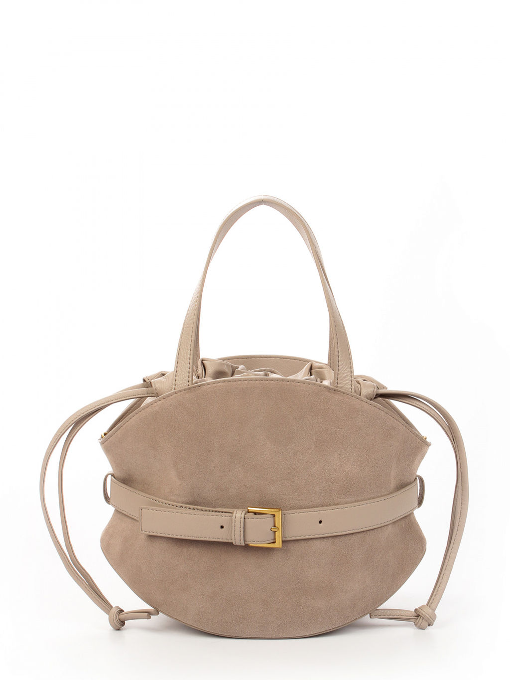 LACCOMA сумка АМ2420-2Ф-бежевый натуральная замша хлопок