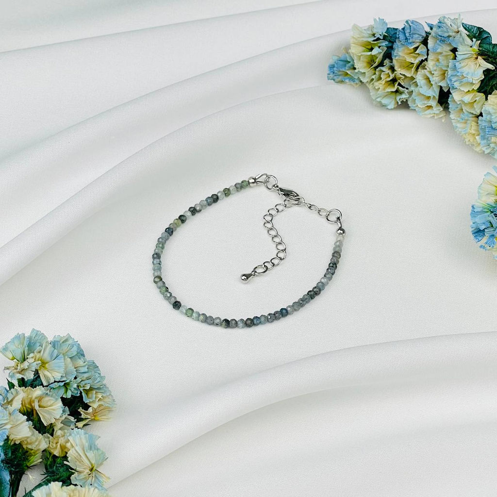 Браслет из синего Турмалина 18,5 см +