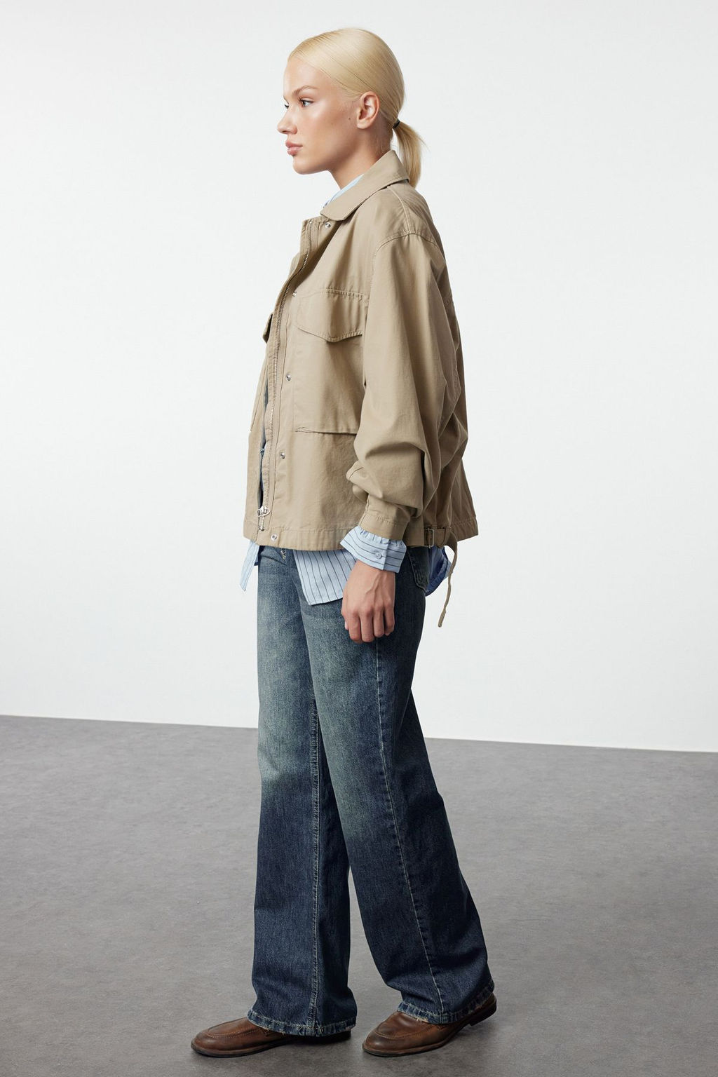 Mavi More Sustainable Soluk Efekt Vintage Normal Bel Straight Jeans TWOAW25JE00180