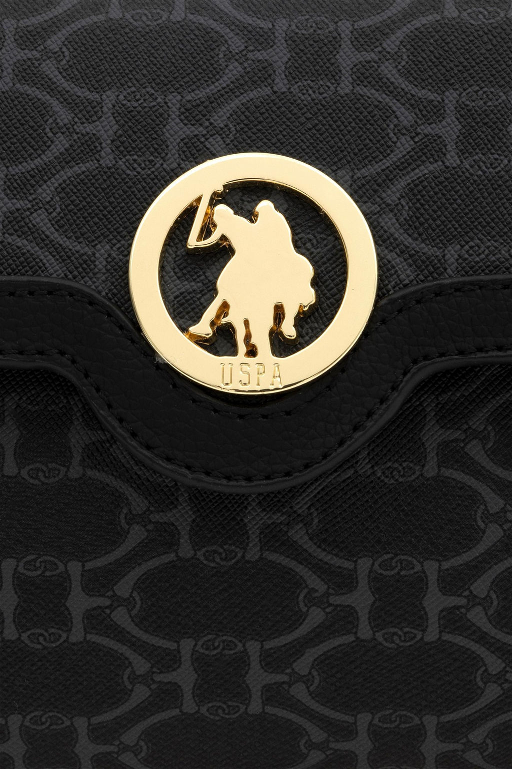 Женщина черная сумка для плеча Скюрная скидка в корзине - U.s. polo assn фото 6