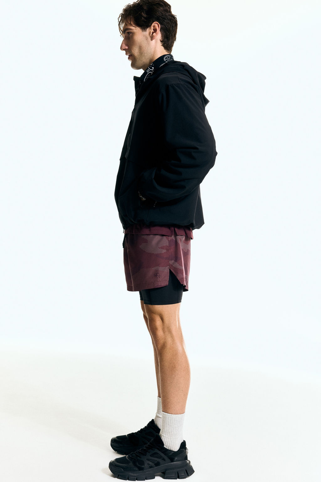 Pantal?n corto de doble capa con DryMove - H&m фото 7