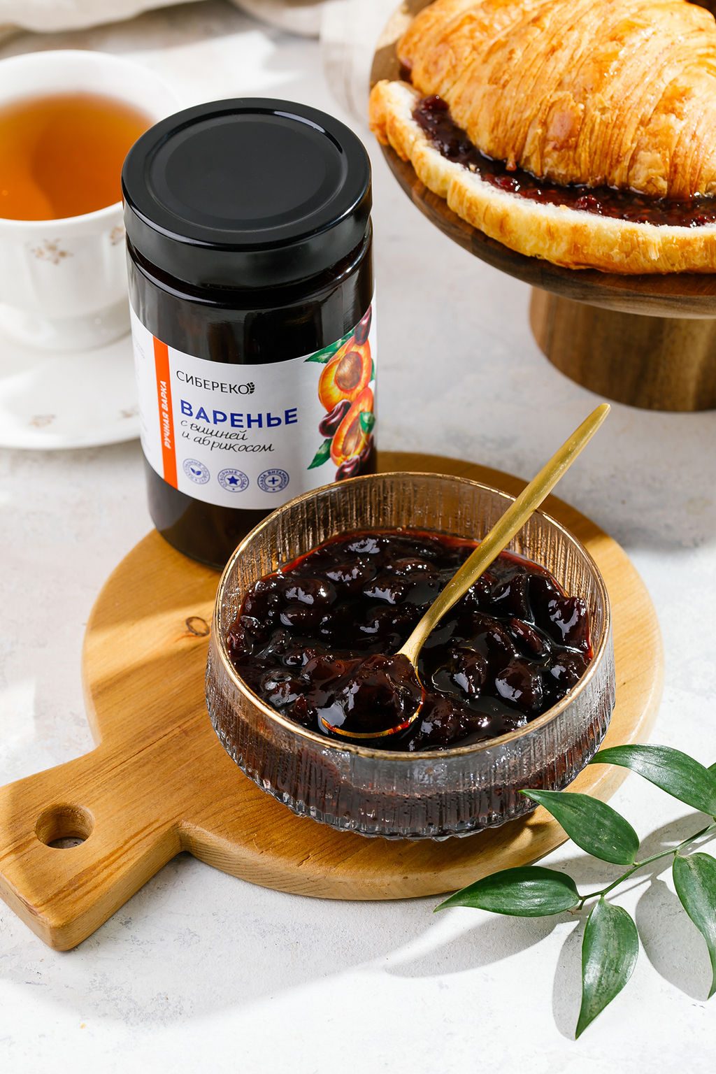 Варенье вишнёвое с абрикосом 420 г