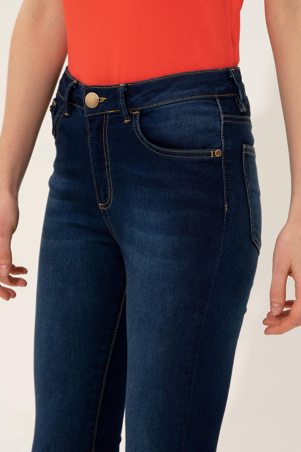 Женские синие джинсовые брюки - U.s. polo assn фото 6