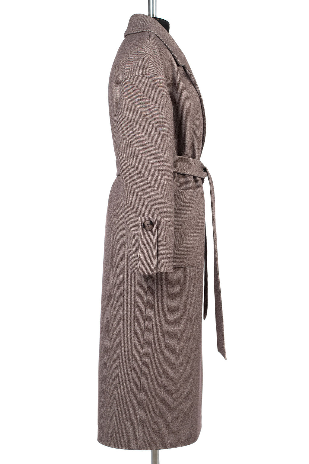 01-12229 Пальто женское демисезонное (пояс) - El podio фото 4