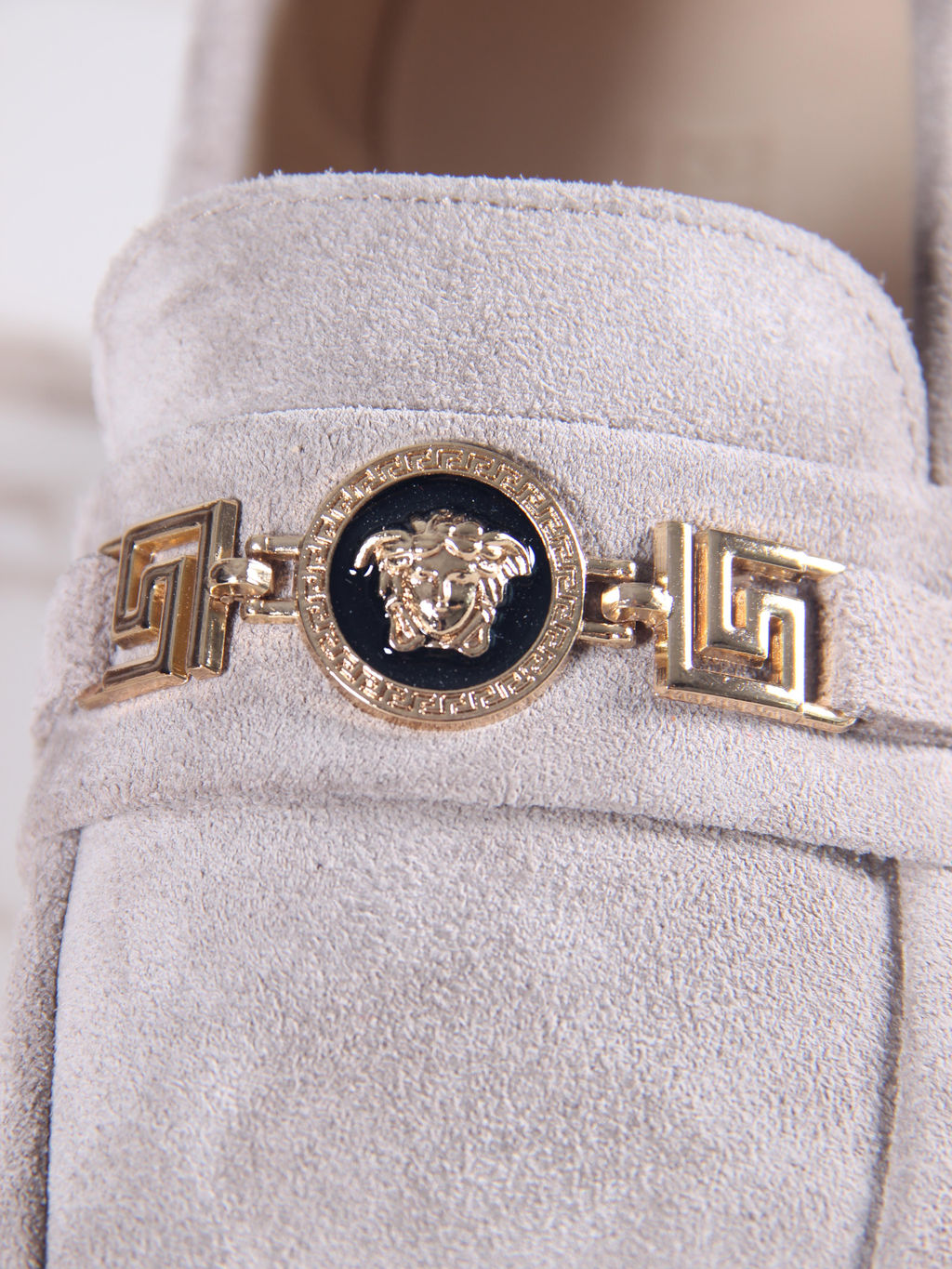 Лоферы туфли 173.1453be.Каменный замша