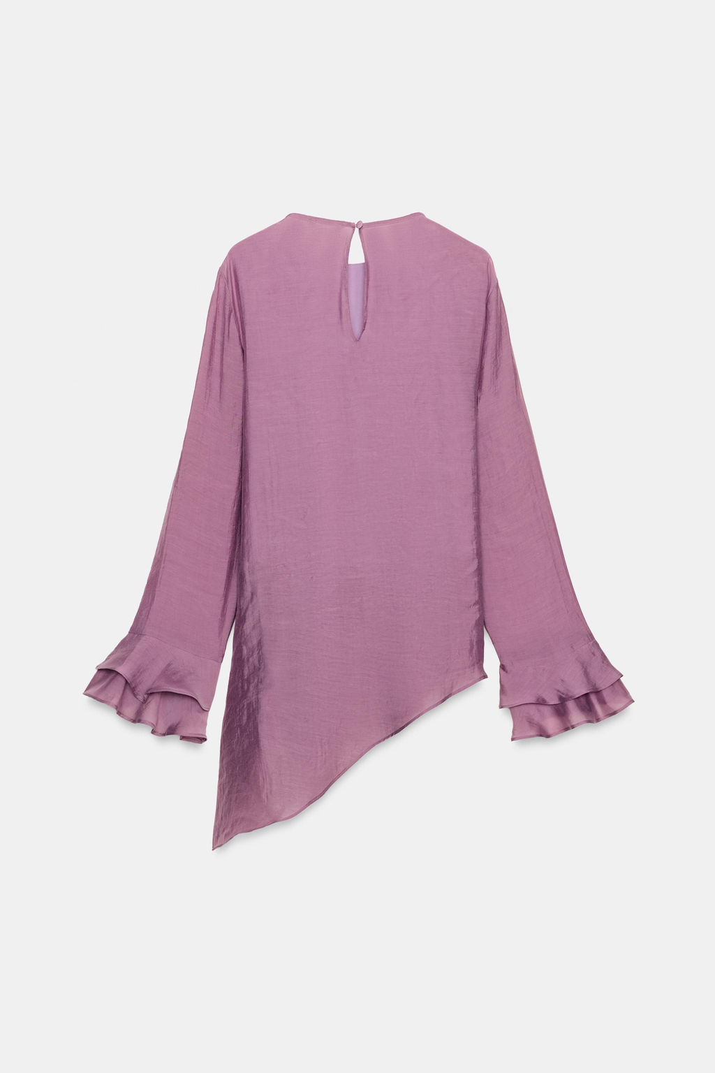 ASYMMETRIC RUFFLED TOP - Zara фото 15