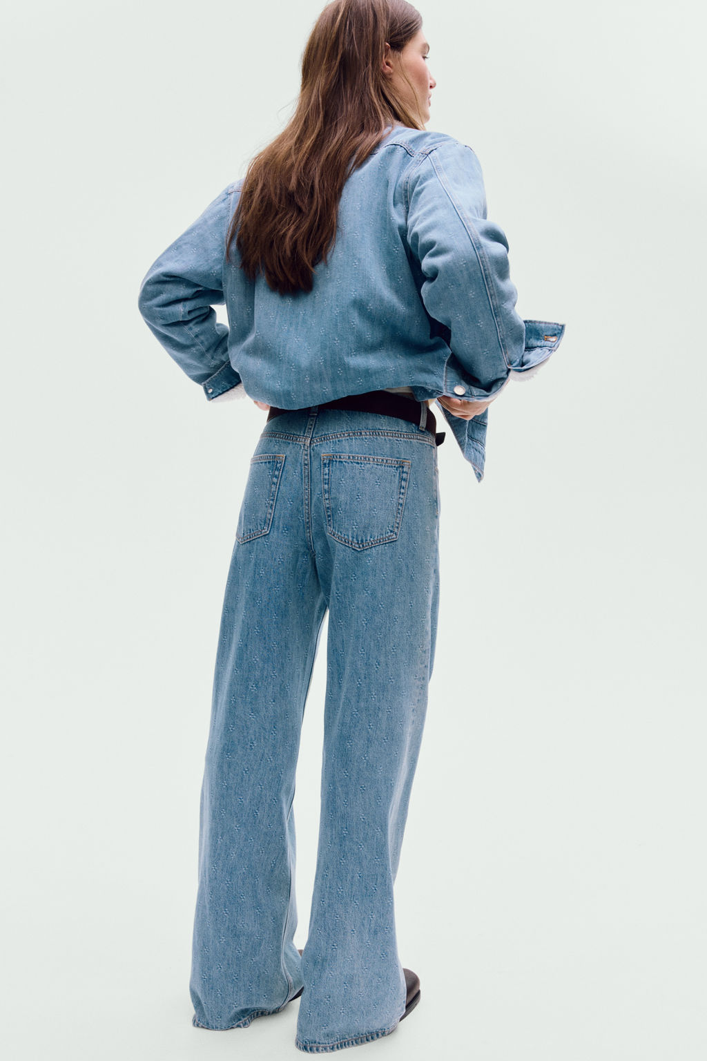 Wide High Waist Jeans - H&m фото 6