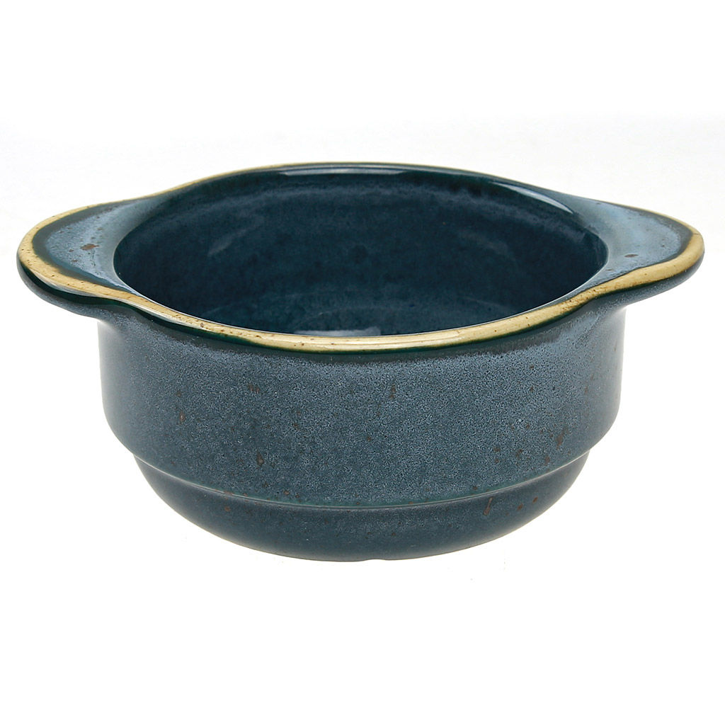 "Blu Reattivo" Бульонница фарфоровая "Brodo" 0,3л, д11,5см, h5,5см (Россия)