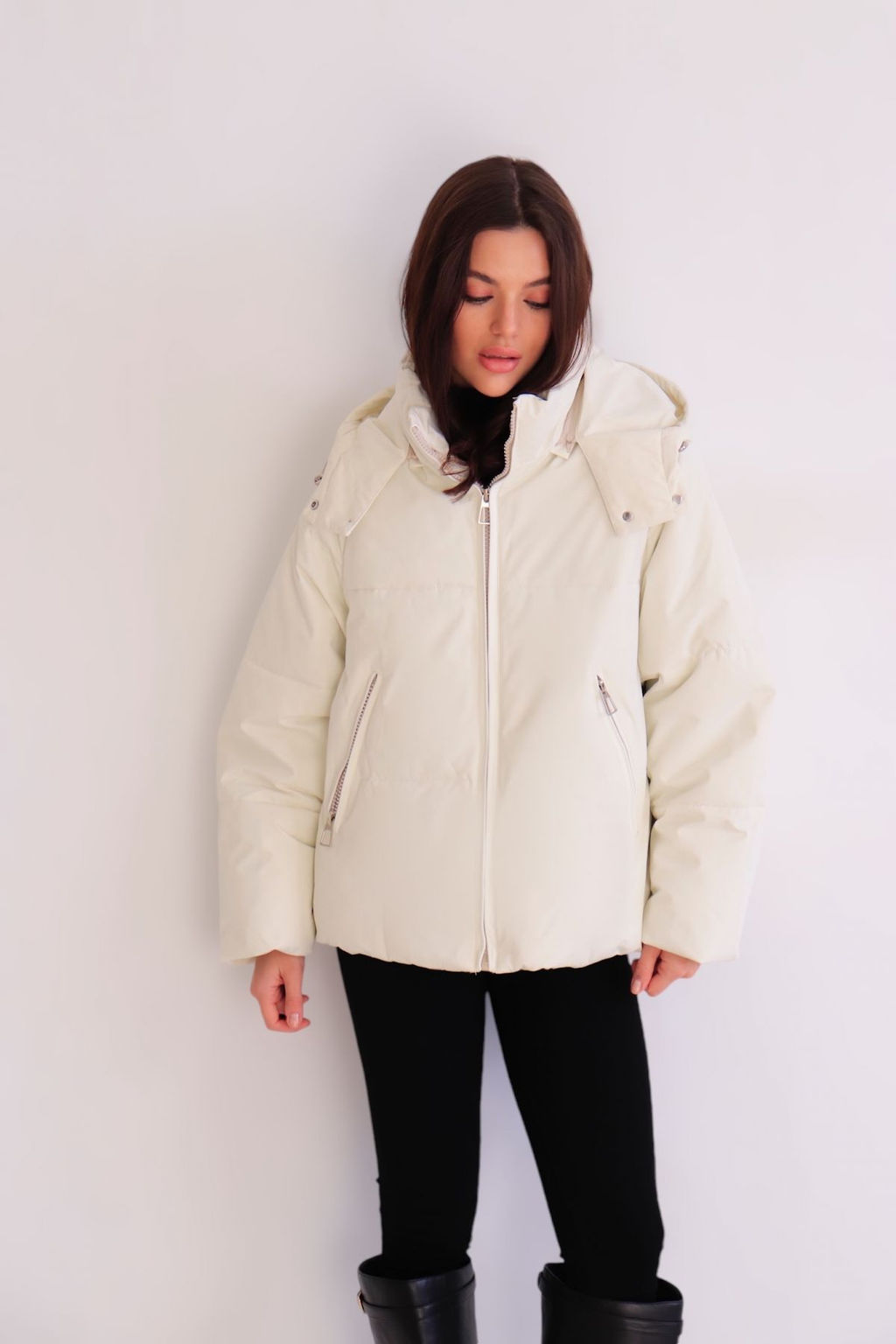 Martichelli Куртка зимняя айвори  фото 6