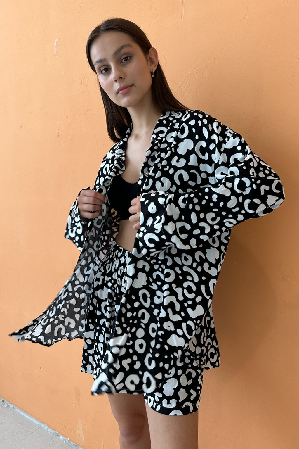 Костюм женский SET003/15/Черный, белый