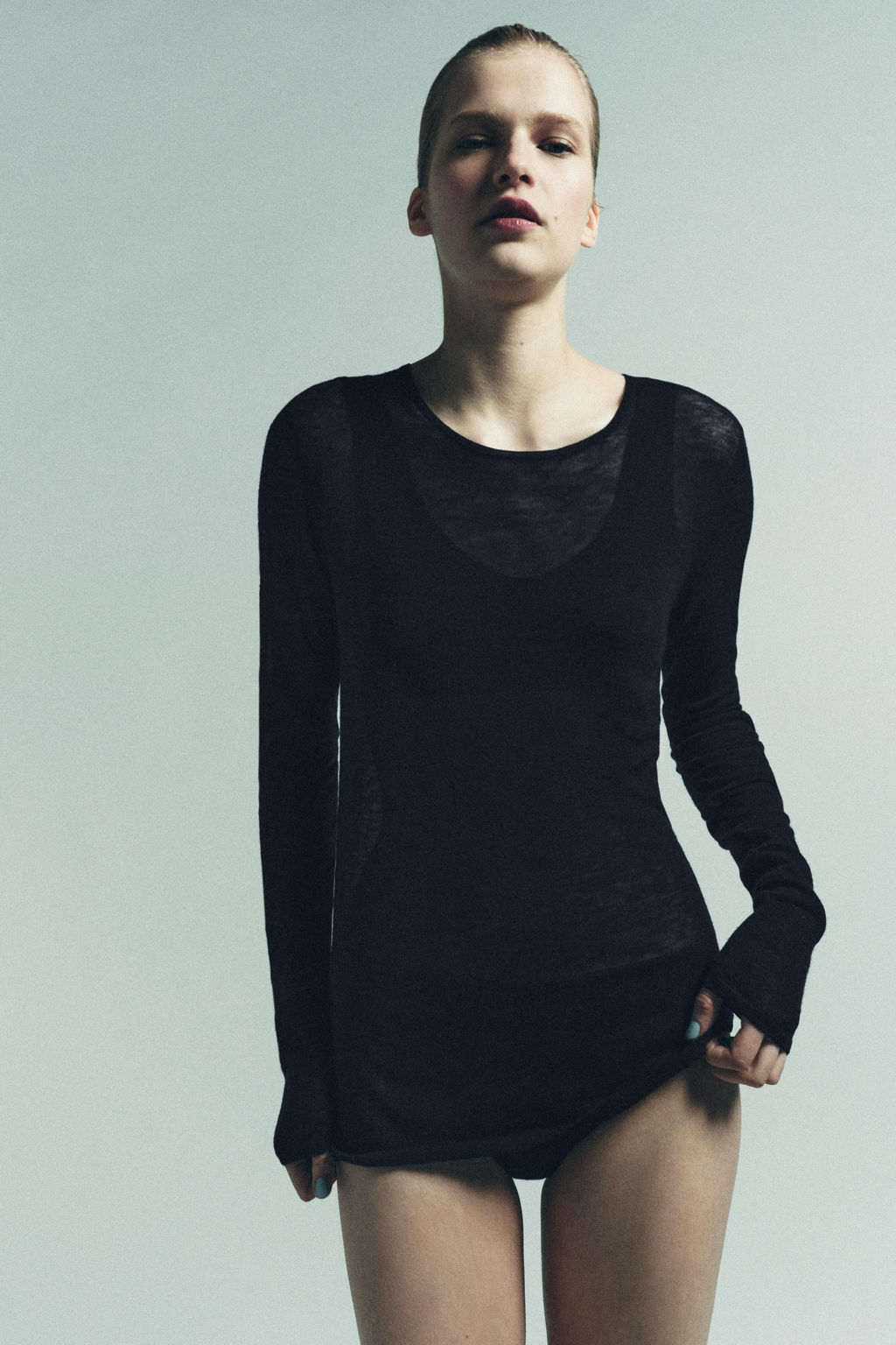 100% WOOL T-SHIRT - Zara фото 11