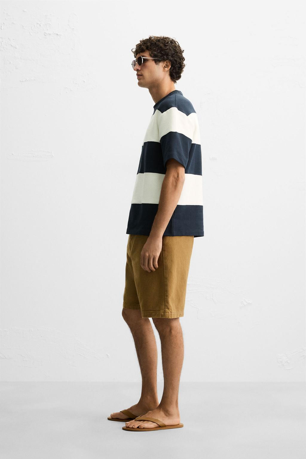 CONTRAST STRIPE SWEATSHIRT - Zara фото 5