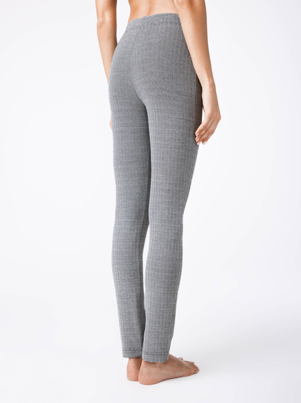 CONTE Стильные леггинсы с высокой посадкой и металлическим блеском ALANA grey - Conte elegant фото 2
