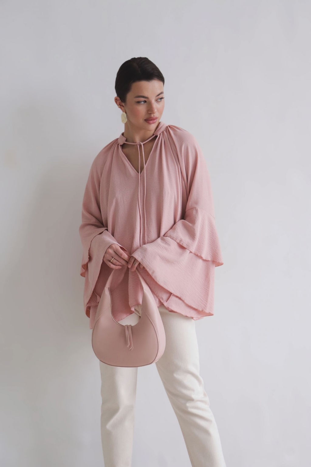 Martichelli Блуза пудровая  фото 7