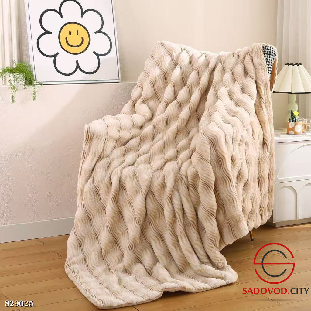 Плед на кровать в подарочной сумке