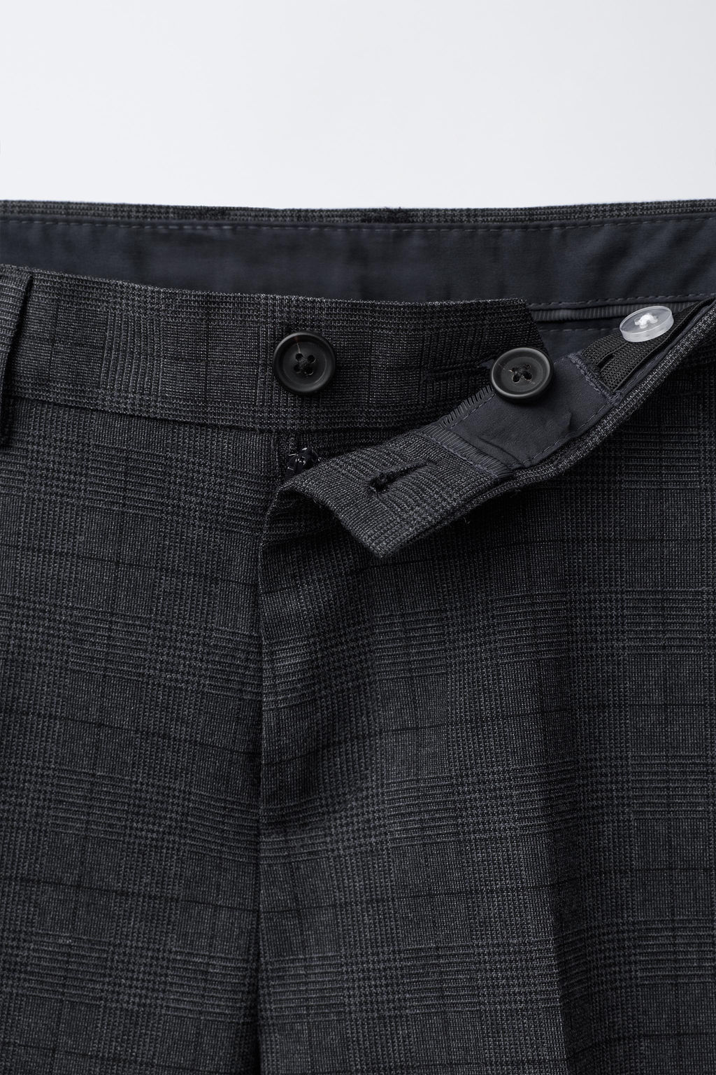 CHECK COMFORT SUIT TROUSERS - Zara фото 3