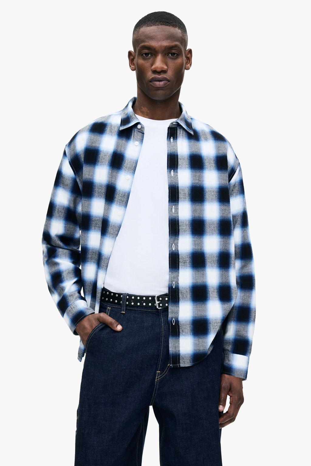 Camisa de franela Relaxed Fit - H&m фото 4