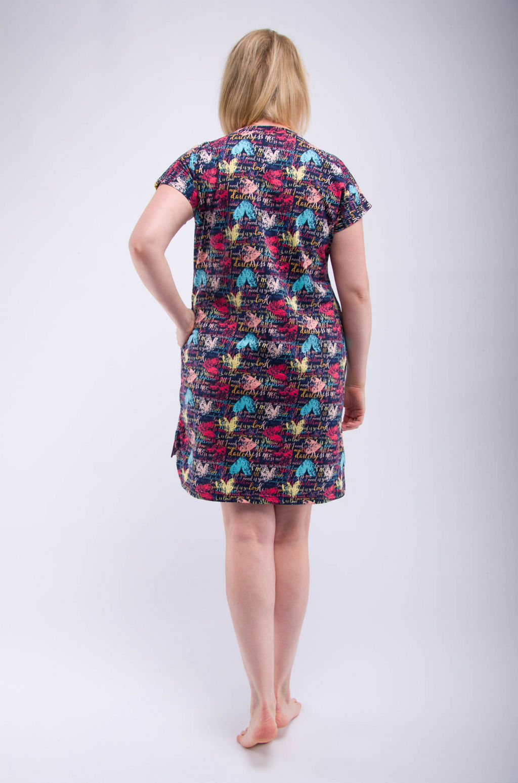 Туника "Блеск" сердце, трикотаж