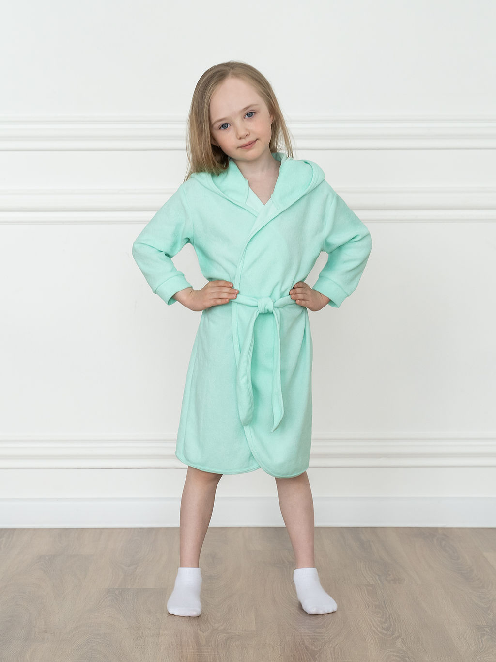Халат детский ментол