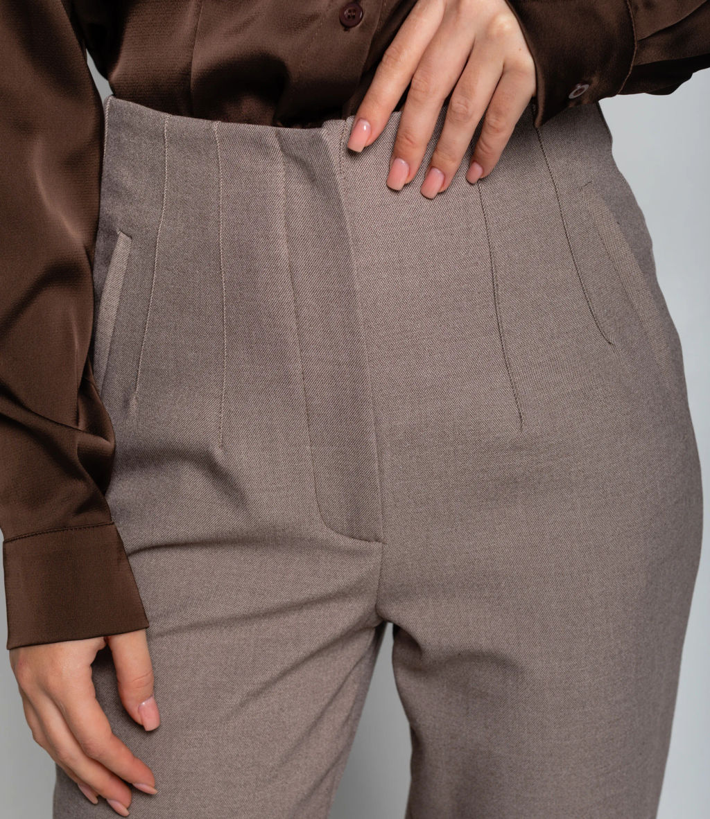 Брюки #ОКТ165002, бежевый - Dommod фото 5