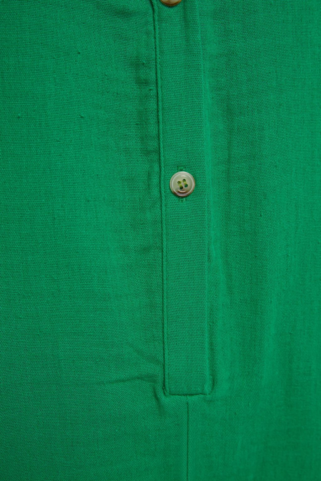 Yesil Genis Kal?p Dokuma Muslin Plaj Tulum TBESS23TU00001