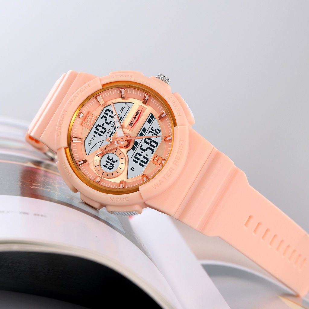 Часы наручные Skmei женские электронные спортивные 2477pink