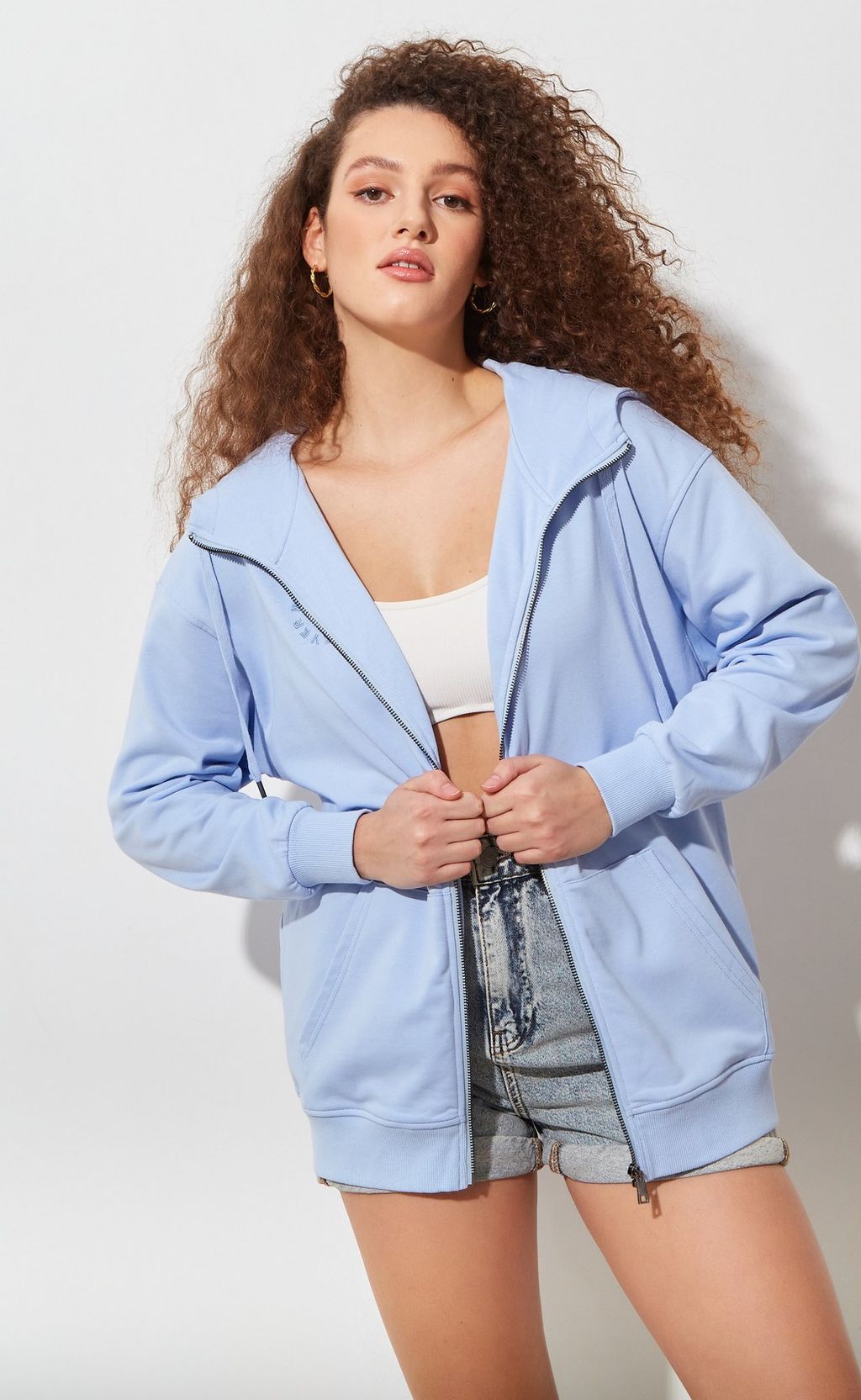 Толстовка F312-0553 l.blue - Fine joyce фото 4