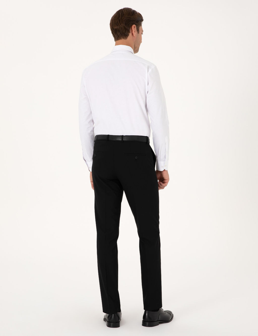 Siyah Slim Fit Kuma_ Pantolon