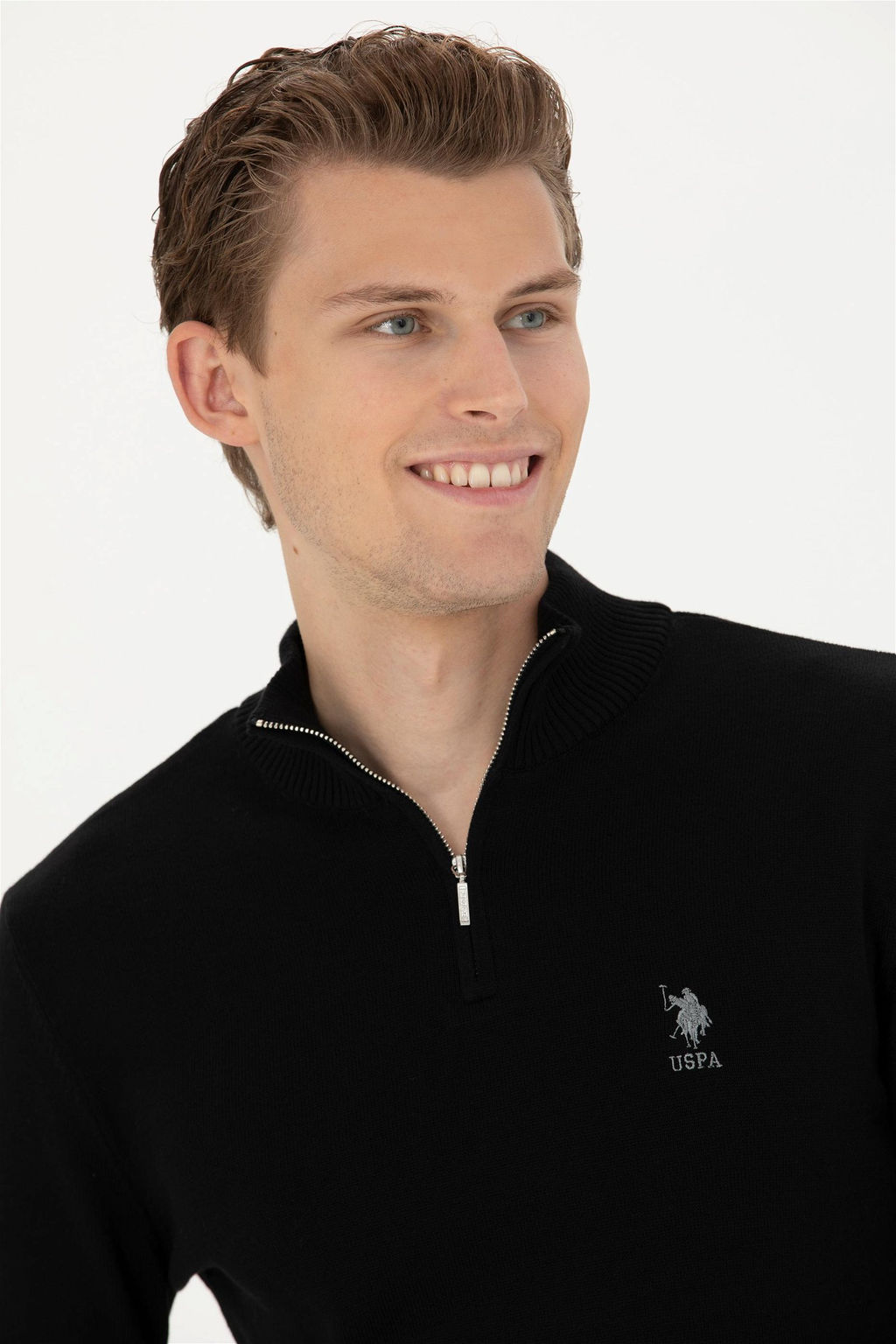 Мужской черный свитер - U.s. polo assn фото 2