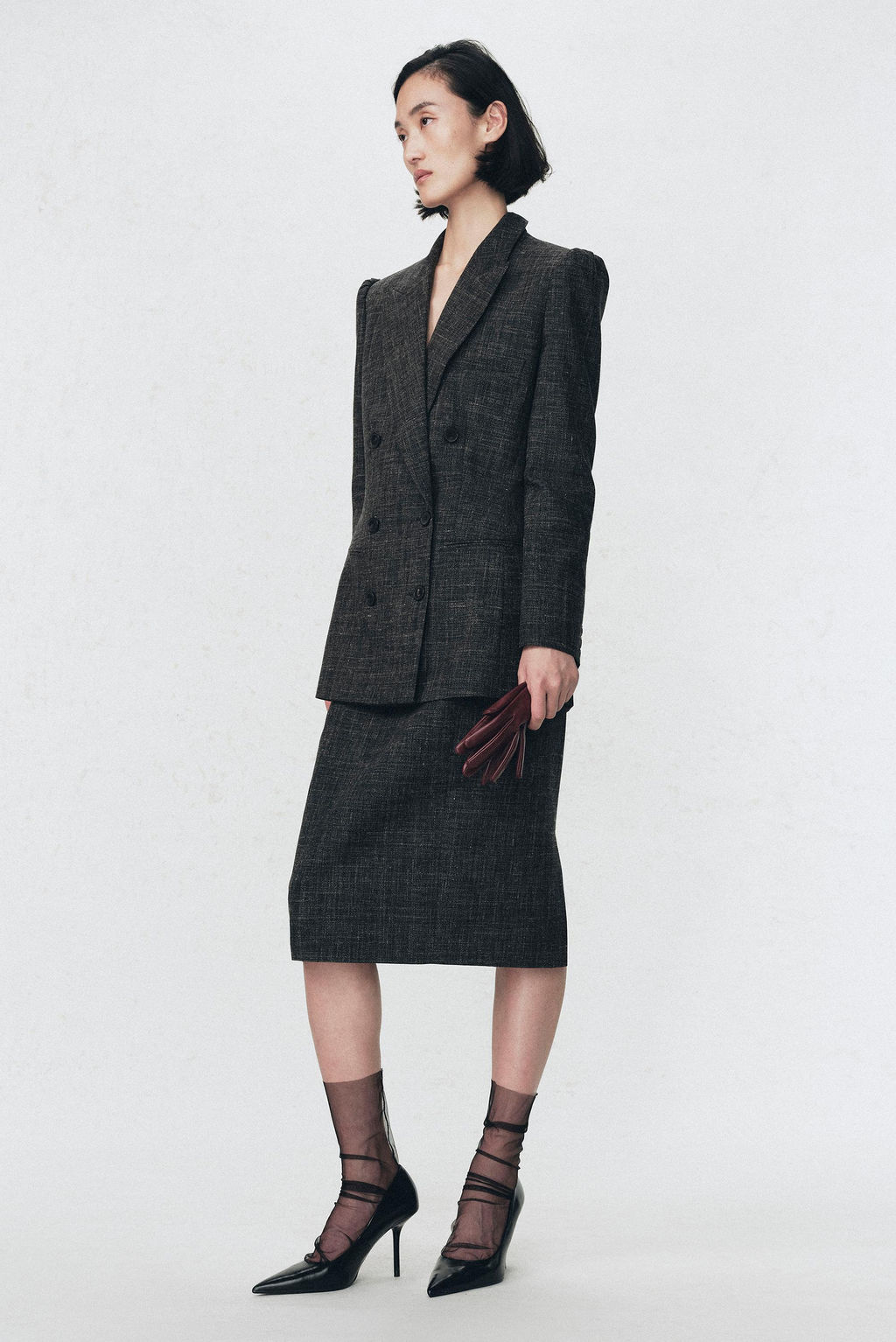 DOUBLE-BREASTED BLAZER WITH WOOL SOSHIOTSUKI X ZARA  фото 11
