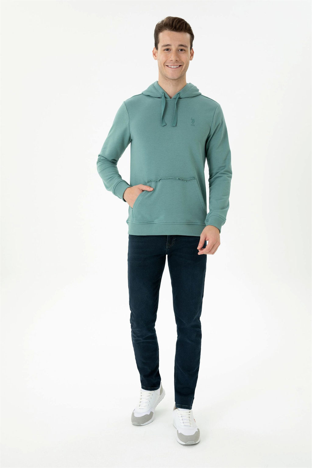 Мужской мятный свитшот - U.s. polo assn фото 11