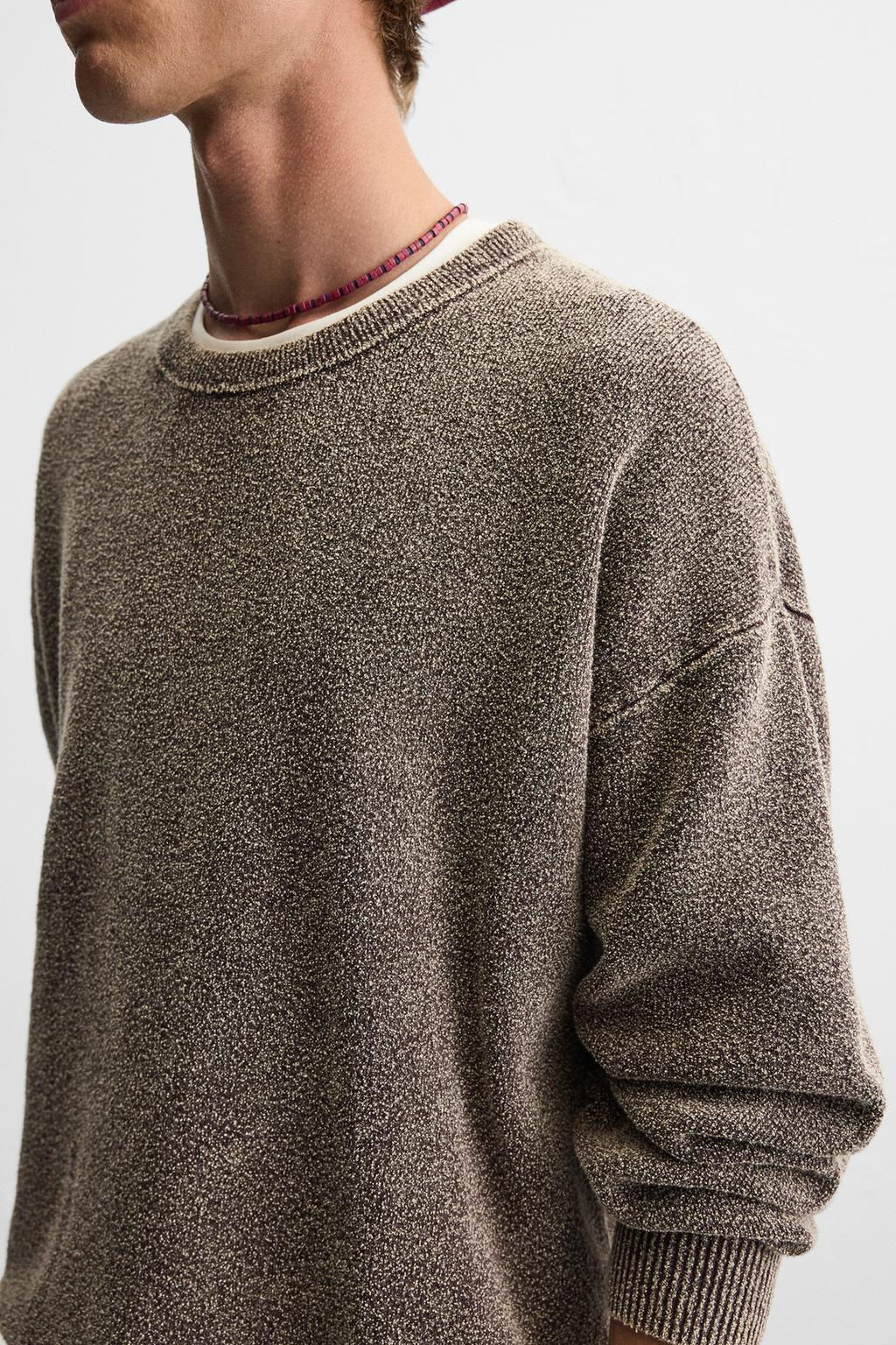 WASHED BOUCLE SWEATER - Zara фото 2