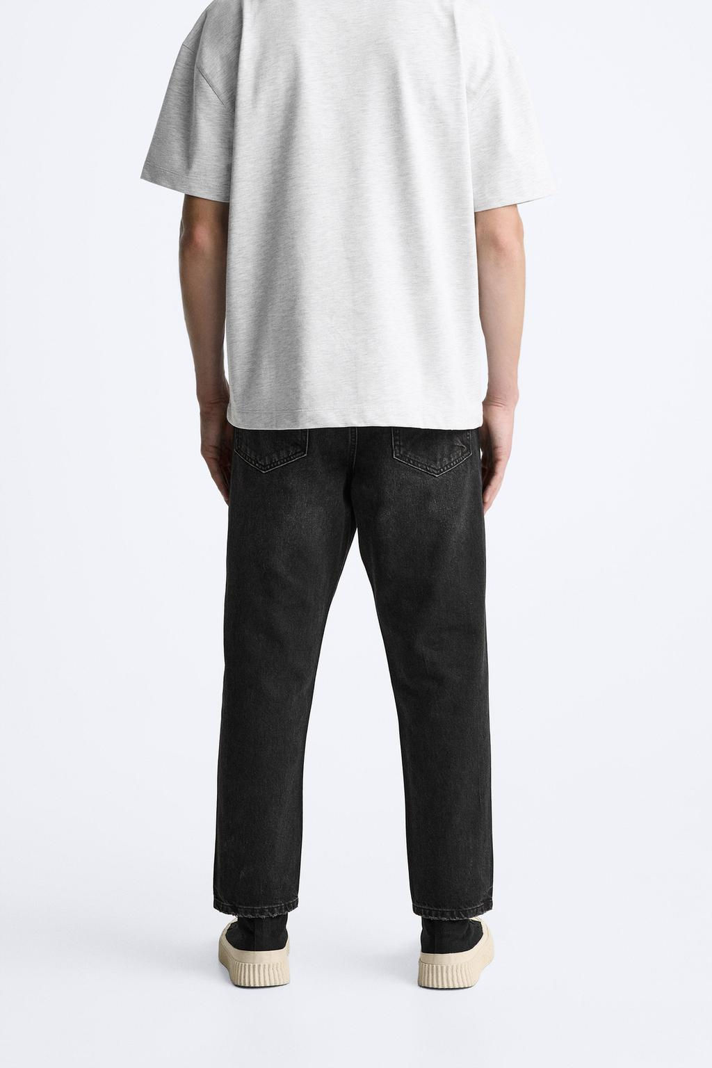 SLIM FIT CROPPED JEANS - Zara фото 30