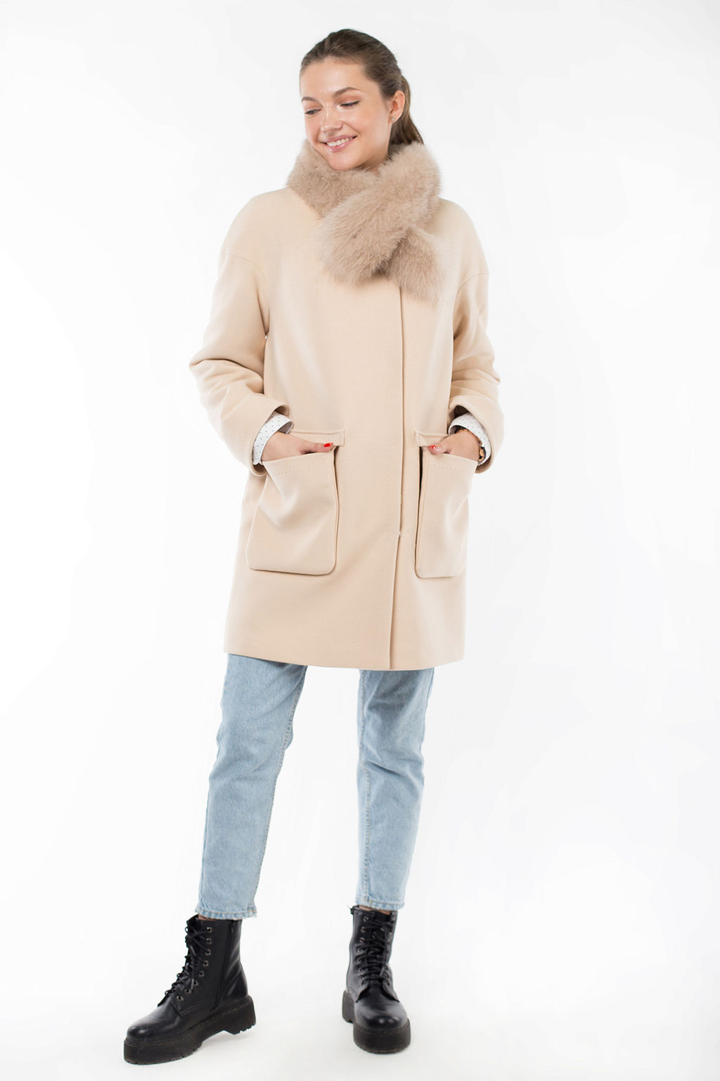 02-1798 Пальто женское утепленное - El podio фото 2