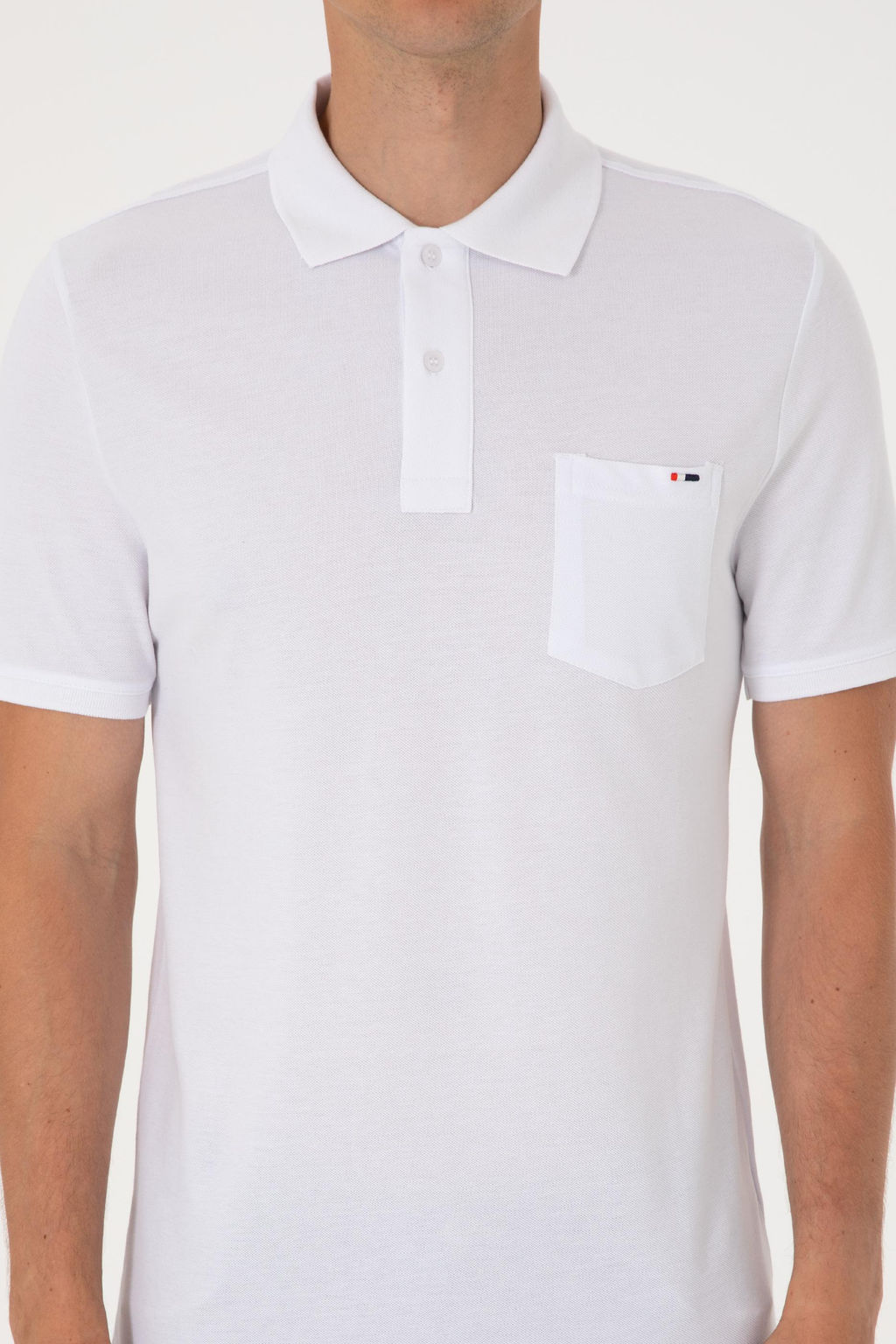 Erkek Regular Fit Polo Yaka Beyaz Cepli Ti__rt Sepette S_rpriz _ndirim - U.s. polo assn фото 6