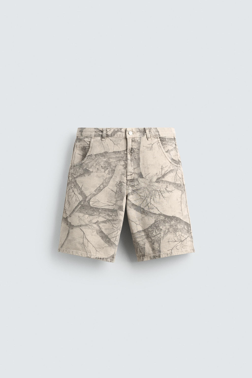 BERMUDA BAGGY FIT ESTAMPADO ?RBOLES / Estampado