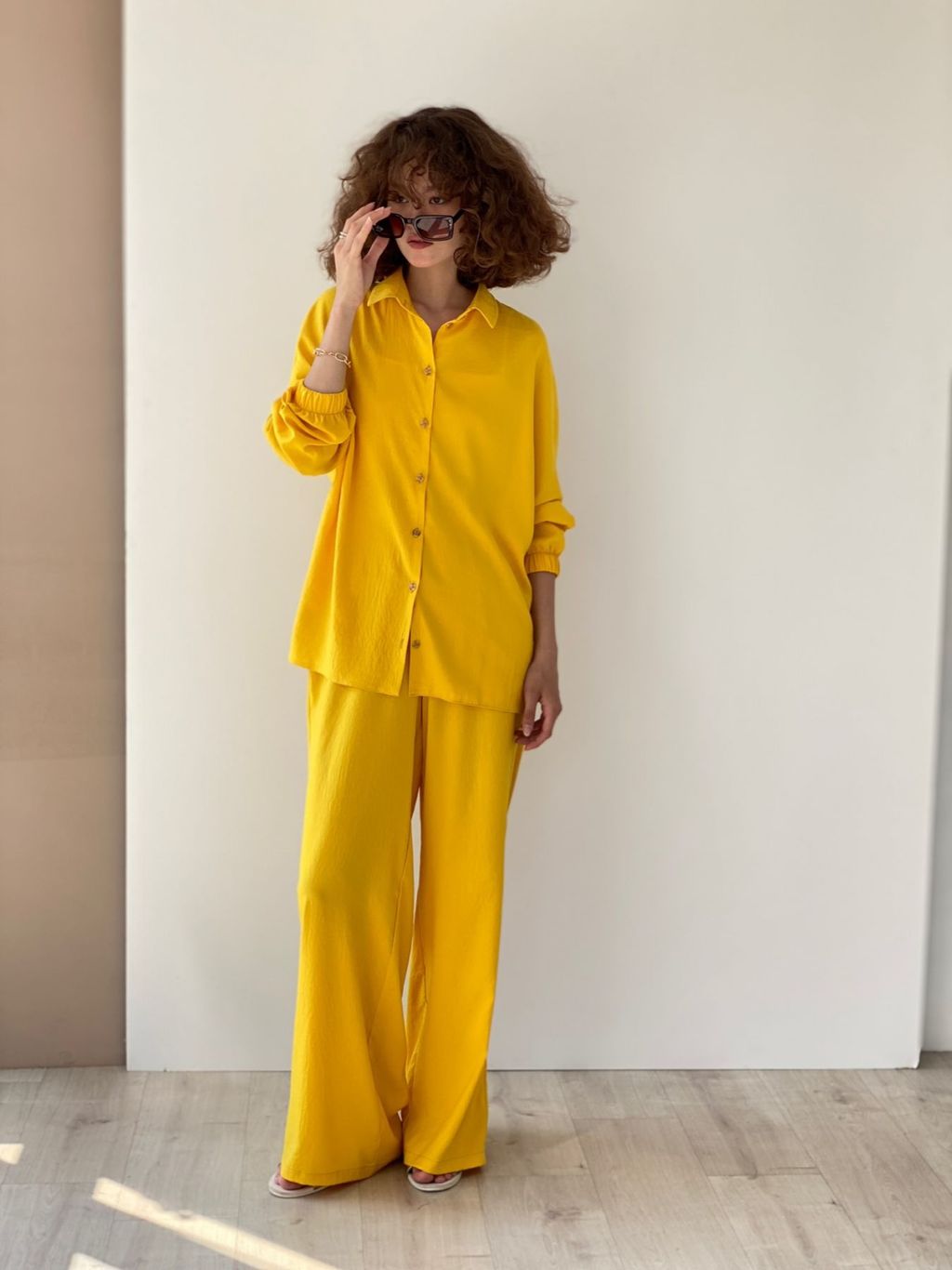 9406 Костюм летний в цвете шафран - Martichelli фото 21