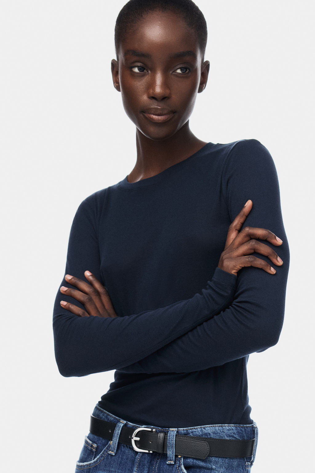 Top en punto de algod?n pima - H&m фото 10