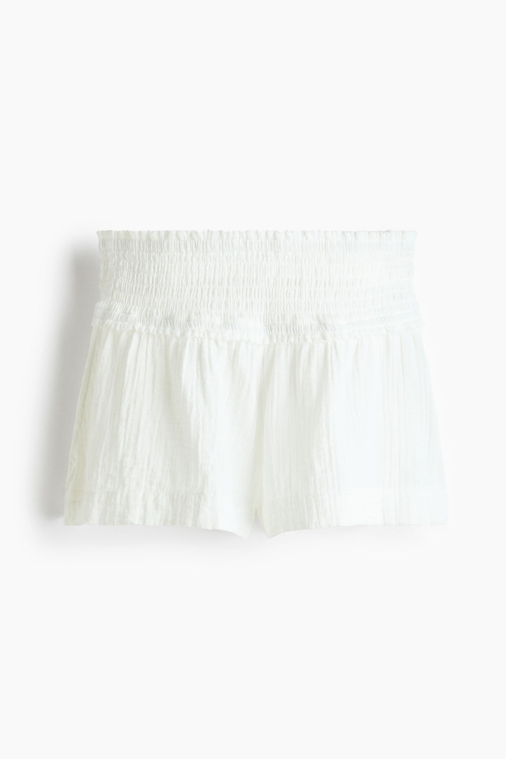 Minishorts con cintura nido de abeja - H&m фото 8