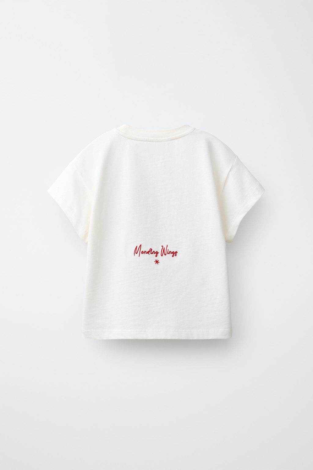 CAMISETA PARCHE BORDADO / Crudo - Zara фото 3